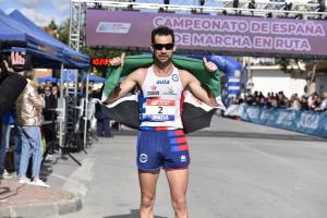 Álvaro Martín y María Pérez, reyes de los 35 kilómetros marcha