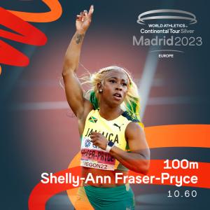 Shelly-Ann Fraser-Pryce elige Madrid