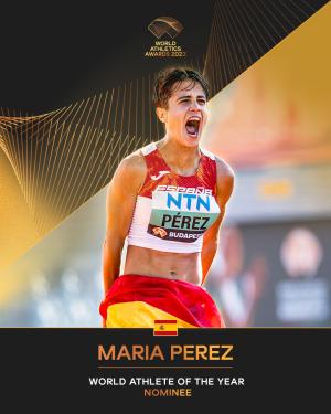¡Nominada a mejor atleta mundial!