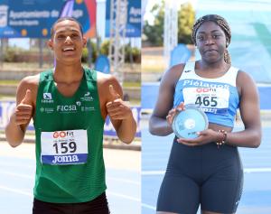 Anthony Yunier Pérez y Andrea Njimi Tankeu, Rey y Reina en Málaga