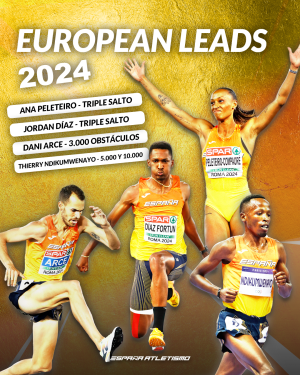 13 atletas en el Top3 Europeo
