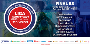 Cto España Clubes Segunda División Hombres - Final B3 (Santa Coloma de Gramenet)