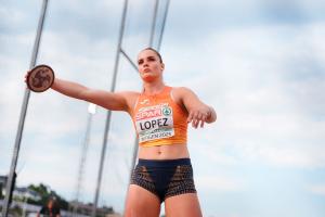 Inés López, la primera campeona internacional española en lanzamientos