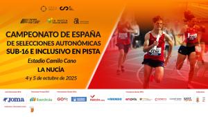 Campeonato de España de Selecciones Autonómicas Sub-16 e inclusivo en Pista (La Nucía)