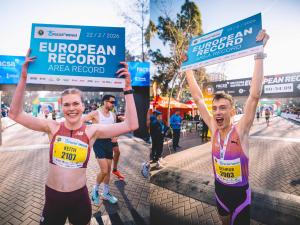 Yann Schrub y Megan Keith, baten récord europeo masculino y femenino en la 10K FACSA Castelló 