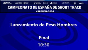 Campeonato de España de Short Track (Domingo, 1 marzo mañana 11:00 - Peso Hombres FINAL)