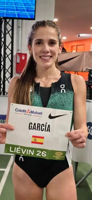 Marta García pulveriza el récord de España de 3.000 en Liévin