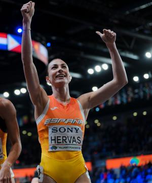 Blanca Hervás, la versión madrileña de Femke Bol con un toque 'yanqui'