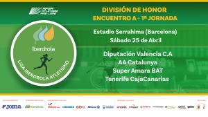 Cto España Clubes DH Mujeres - Liga Iberdrola J1 (A) VALEN-AAC-BAT-TFCC (Barcelona, 25 abril)