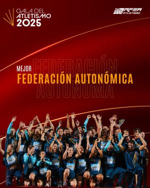 La Federación Catalana de Atletismo, mejor FFAA de 2025