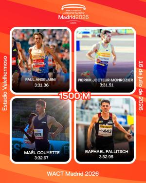 Saltarán chispas en el 1.500 masculino