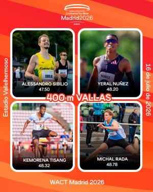 Un 400 m vallas masculino con gran sabor de boca 