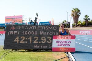 María Pérez récord de España de 10000 metros marcha
