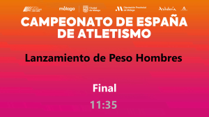 Campeonato de España - Málaga 2026 (Domingo, 26 julio - 11:35h Peso Hombres) 